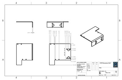 conveyor turntable assembly CAD diagram